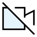 Video Off SVG Icon